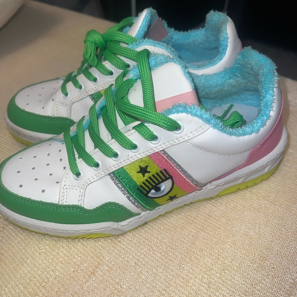 Chiara Ferragni Women's shoes leather trainers sneakers